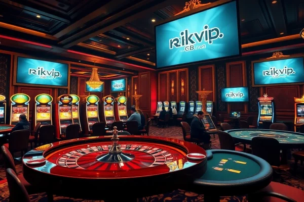 Experience the thrilling excitement of rikvip.gb.net with vibrant casino games and luxury ambiance.