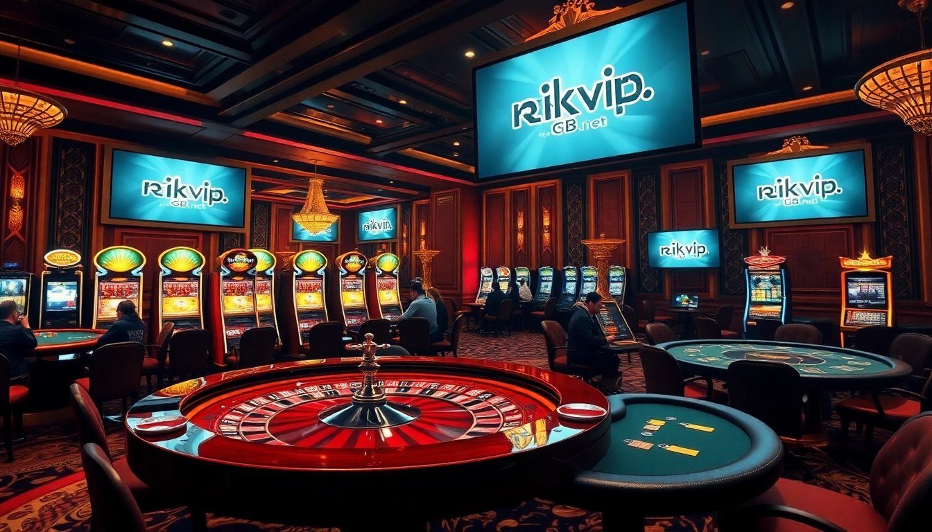 Experience the thrilling excitement of rikvip.gb.net with vibrant casino games and luxury ambiance.