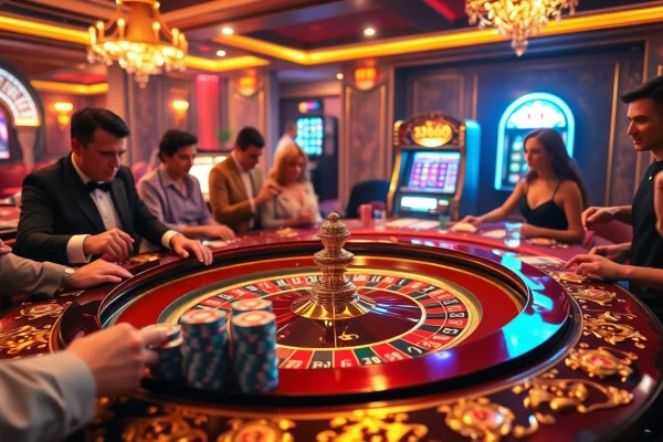 Experience high-stakes excitement at a roulette table while playing s666 casino games.