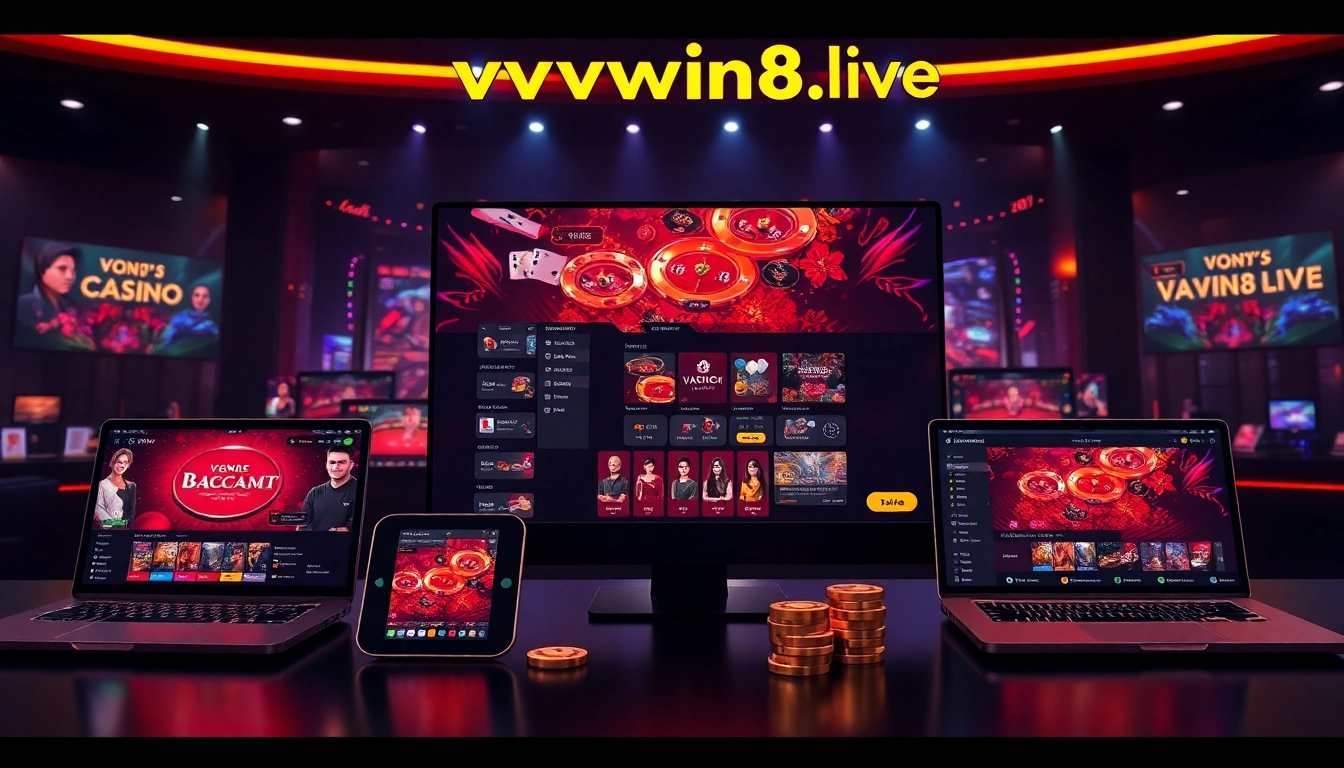 Experience the excitement of online gaming at vvvwin88.live with vibrant displays of Baccarat and Tài Xỉu.