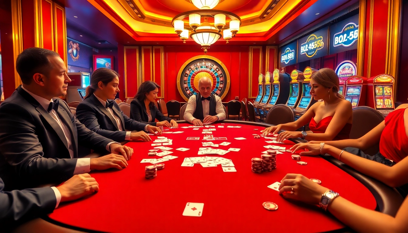 Experience the thrill of high-stakes poker at https://bl-555.com/ with vibrant casino scenes and dynamic gameplay.