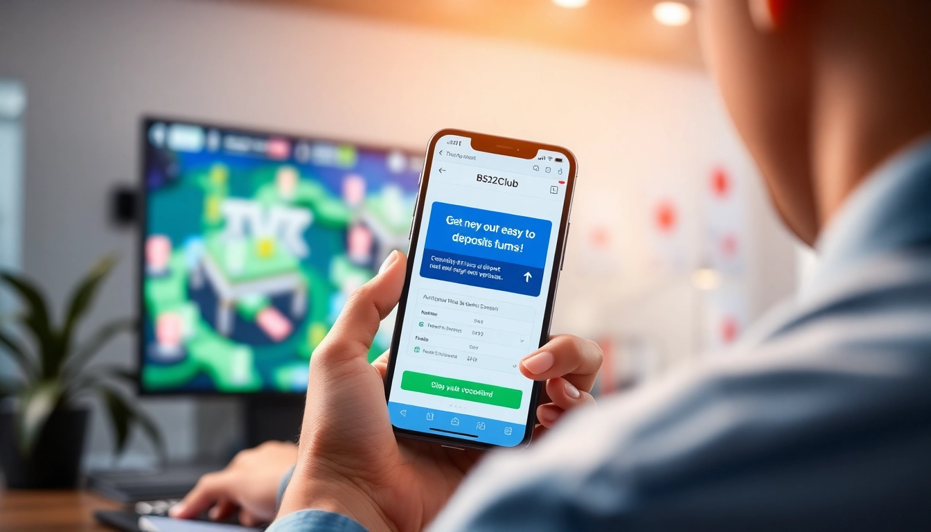 nạp tiền b52club illustrated on a mobile app interface with vibrant gaming elements